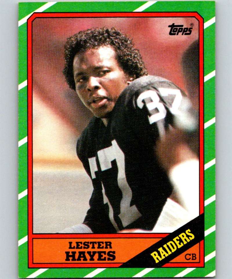 1986 Topps #74 Lester Hayes LA Raiders NFL Football