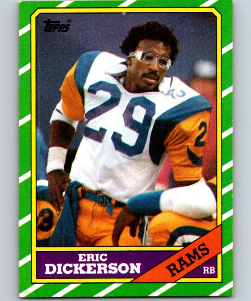 1986 Topps #78 Eric Dickerson LA Rams NFL Football