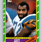 1986 Topps #82 Kent Hill LA Rams AP NFL Football