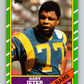 1986 Topps #87 Gary Jeter LA Rams NFL Football