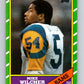 1986 Topps #88 Mike Wilcher LA Rams NFL Football