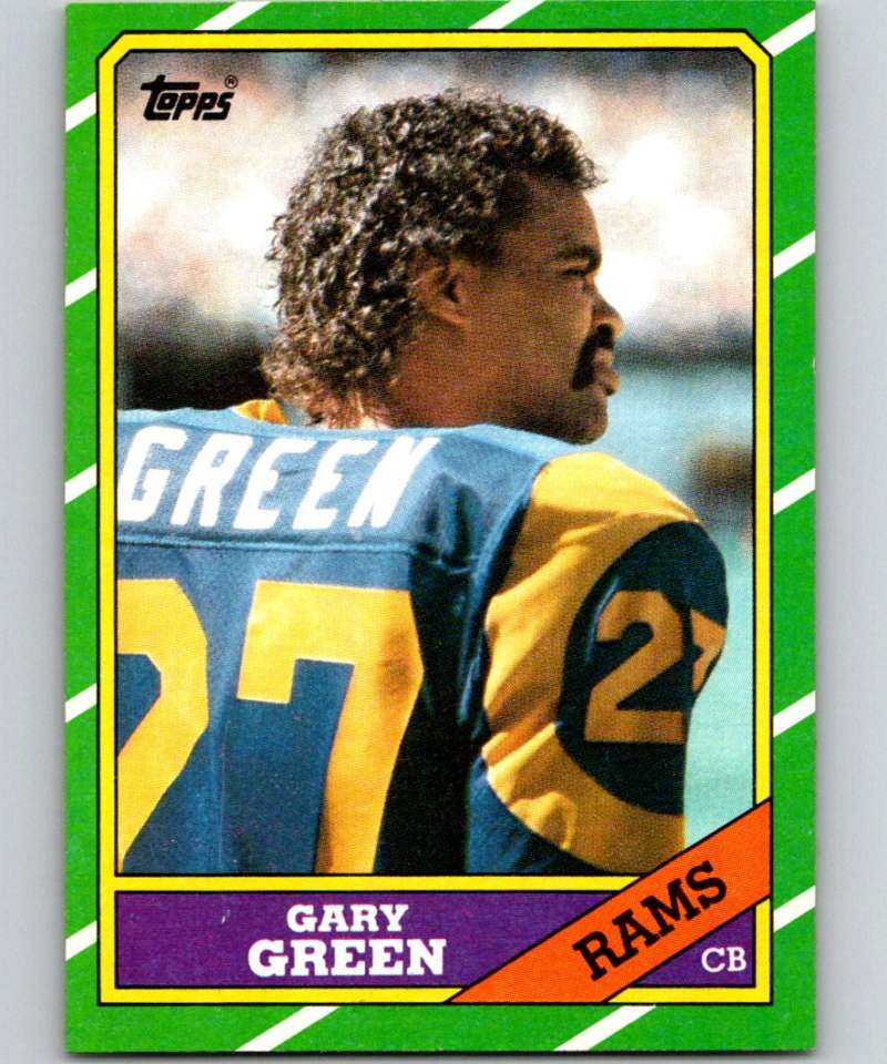 1986 Topps #91 Gary Green LA Rams NFL Football