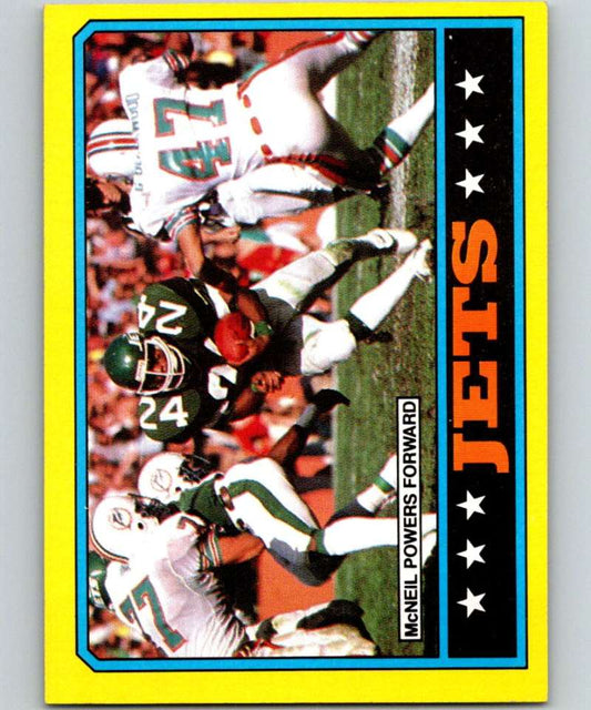 1986 Topps #94 Freeman McNeil NY Jets TL NFL Football Image 1