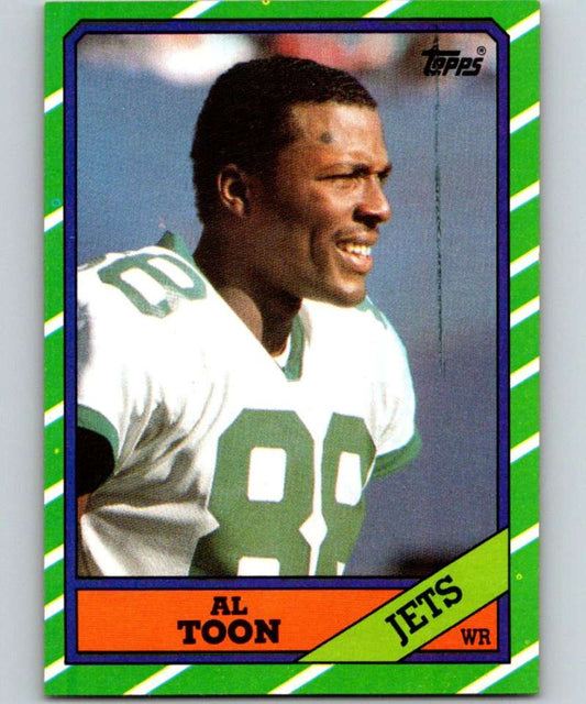 1986 Topps #101 Al Toon RC Rookie NY Jets NFL Football