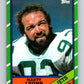 1986 Topps #107 Marty Lyons NY Jets NFL Football Image 1