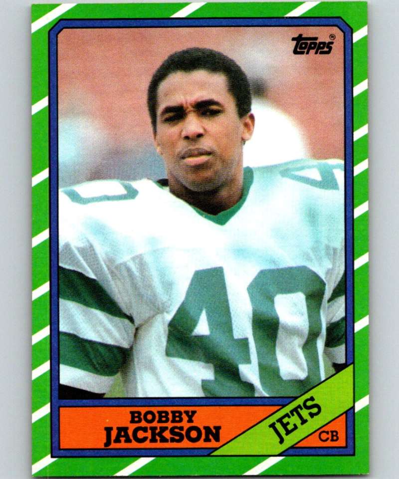 1986 Topps #109 Bobby Jackson NY Jets NFL Football Image 1