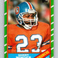 1986 Topps #113 Sammy Winder Broncos NFL Football Image 1