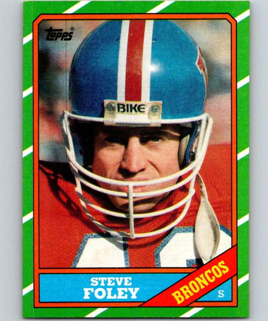 1986 Topps #123 Steve Foley Broncos NFL Football