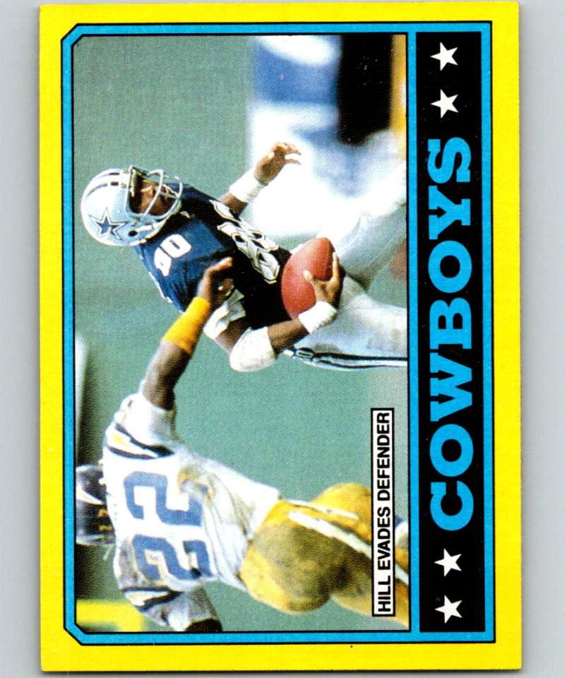 1986 Topps #124 Tony Hill Cowboys TL NFL Football Image 1