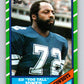 1986 Topps #132 Ed Too Tall Jones Cowboys NFL Football Image 1