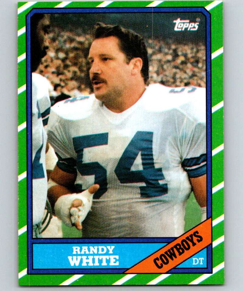 1986 Topps #133 Randy White Cowboys NFL Football Image 1