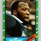 1986 Topps #134 Jim Jeffcoat Cowboys NFL Football Image 1