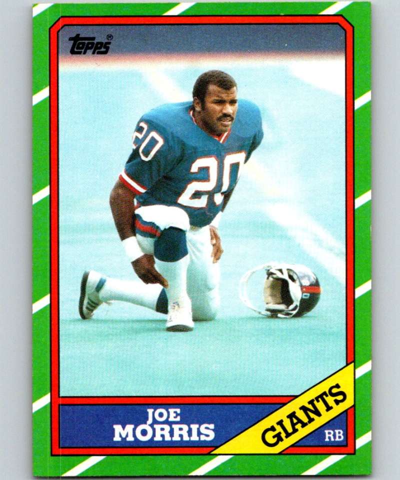 1986 Topps #139 Joe Morris NY Giants NFL Football Image 1