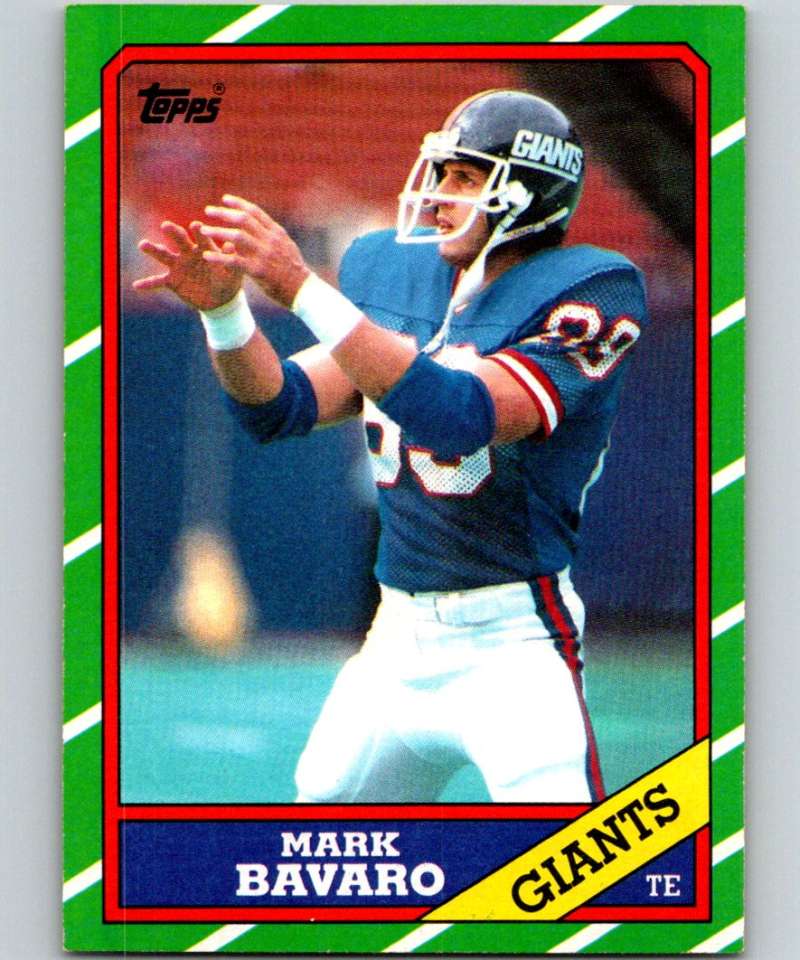 1986 Topps #144 Mark Bavaro RC Rookie NY Giants NFL Football