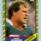 1986 Topps #146 Brad Benson RC Rookie NY Giants NFL Football Image 1