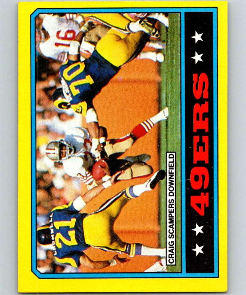 1986 Topps #155 Roger Craig 49ers TL NFL Football Image 1