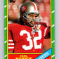 1986 Topps #159 Carl Monroe 49ers NFL Football Image 1
