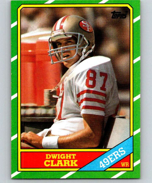 1986 Topps #160 Dwight Clark 49ers NFL Football