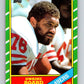 1986 Topps #166 Dwaine Board 49ers NFL Football Image 1