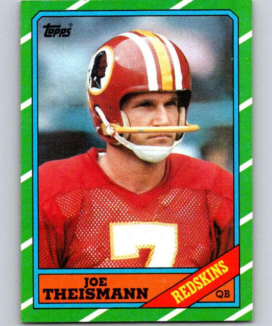 1986 Topps #171 Joe Theismann Redskins NFL Football