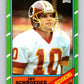 1986 Topps #172 Jay Schroeder RC Rookie Redskins NFL Football