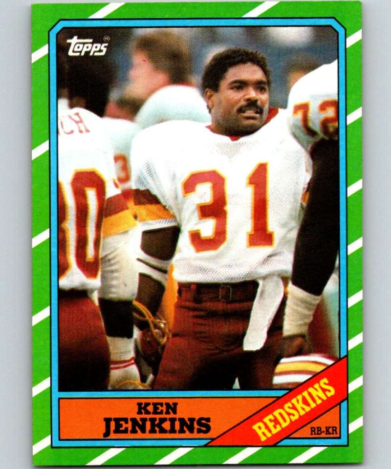 1986 Topps #174 Ken Jenkins Redskins NFL Football