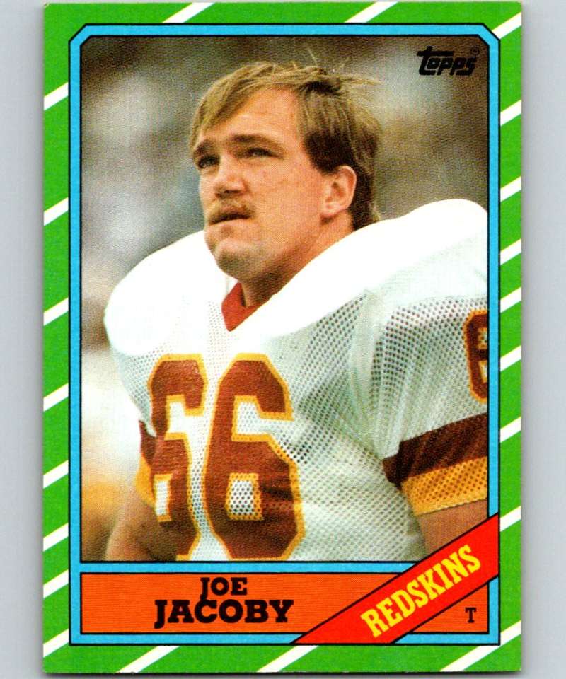 1986 Topps #177 Joe Jacoby Redskins NFL Football