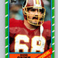 1986 Topps #178 Russ Grimm Redskins NFL Football