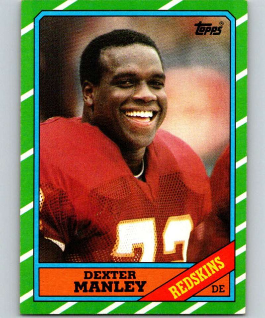 1986 Topps #180 Dexter Manley Redskins NFL Football