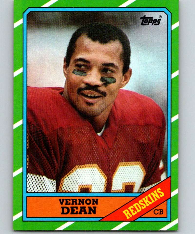 1986 Topps #182 Vernon Dean Redskins NFL Football