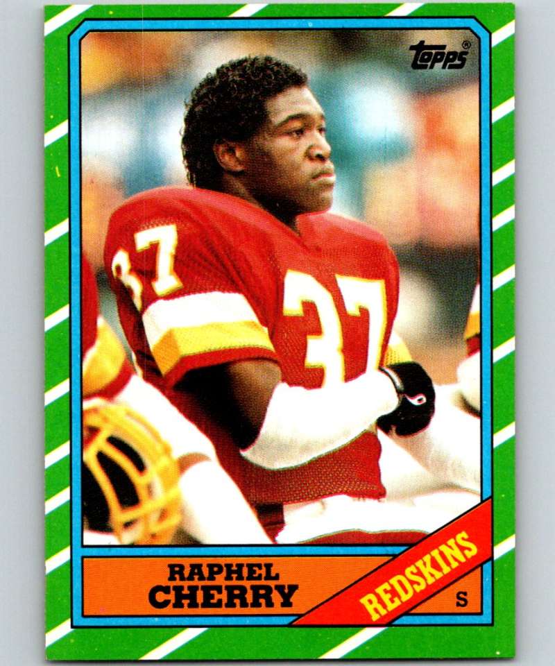 1986 Topps #183 Raphel Cherry RC Rookie Redskins NFL Football
