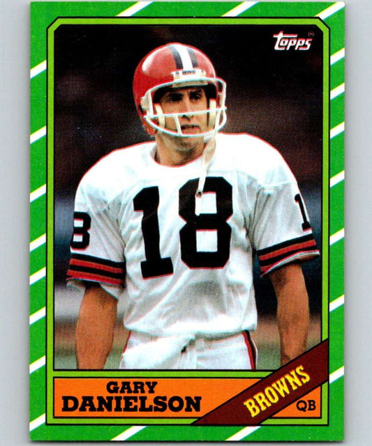 1986 Topps #186 Gary Danielson Browns NFL Football Image 1