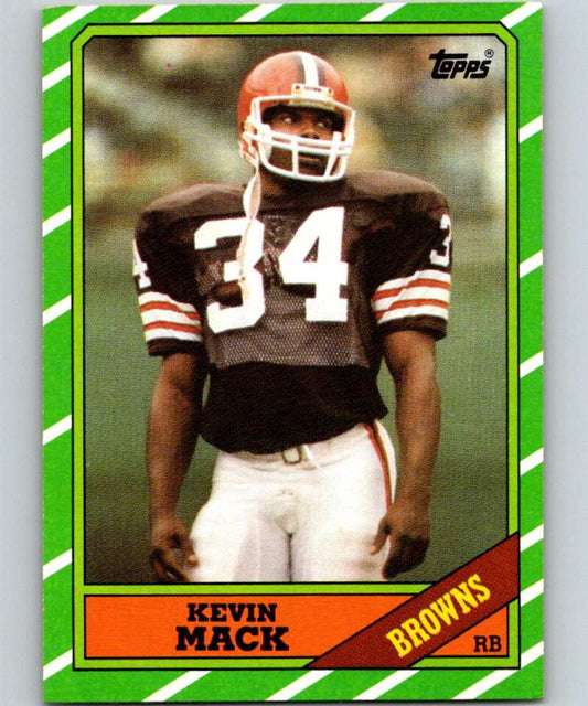 1986 Topps #188 Kevin Mack RC Rookie Browns NFL Football