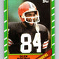 1986 Topps #190 Glen Young Browns NFL Football Image 1