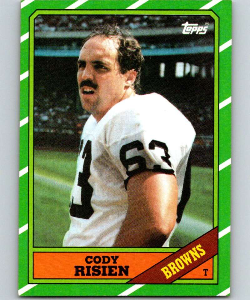 1986 Topps #193 Cody Risien Browns NFL Football Image 1