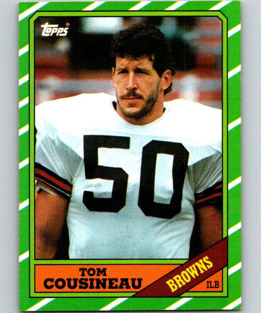 1986 Topps #197 Tom Cousineau Browns NFL Football Image 1