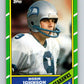 1986 Topps #204 Norm Johnson Seahawks NFL Football Image 1
