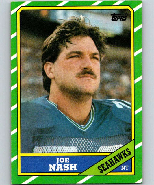 1986 Topps #207 Joe Nash Seahawks NFL Football Image 1