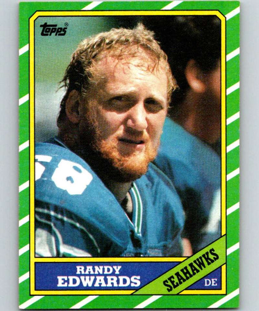1986 Topps #209 Randy Edwards Seahawks NFL Football