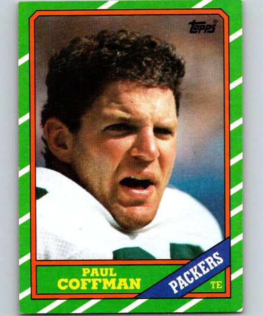 1986 Topps #219 Paul Coffman Packers NFL Football Image 1