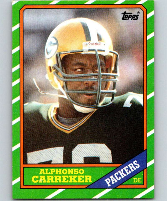 1986 Topps #220 Alphonso Carreker Packers NFL Football Image 1