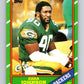 1986 Topps #221 Ezra Johnson Packers NFL Football Image 1