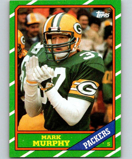 1986 Topps #224 Mark Murphy RC Rookie Packers NFL Football Image 1