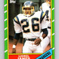 1986 Topps #232 Lionel James Chargers NFL Football Image 1