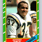 1986 Topps #240 Jeffery Dale Chargers NFL Football