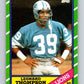 1986 Topps #247 Leonard Thompson Lions NFL Football Image 1