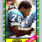 1986 Topps #248 Lomas Brown RC Rookie Lions NFL Football