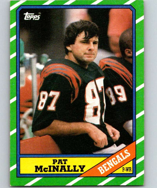 1986 Topps #267 Pat McInally Bengals NFL Football