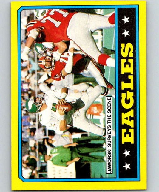 1986 Topps #268 Ron Jaworski Eagles TL NFL Football Image 1