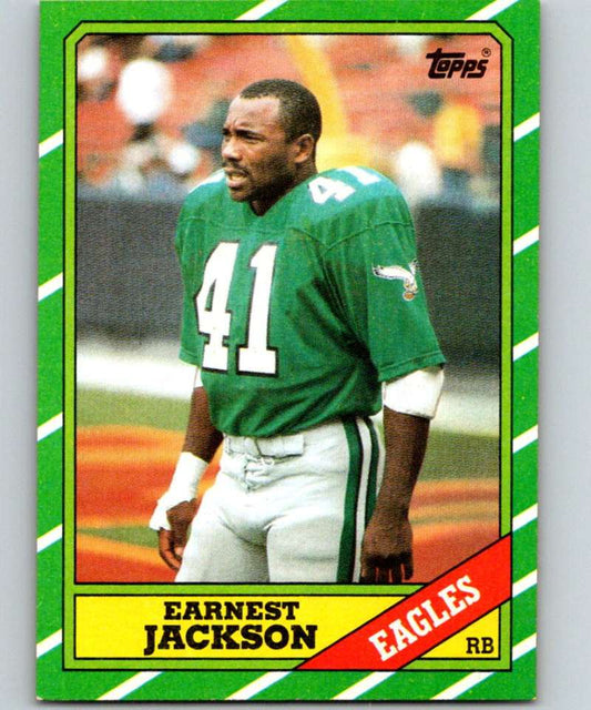 1986 Topps #270 Earnest Jackson Eagles NFL Football